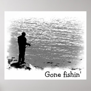 Pôster Pesca no lago