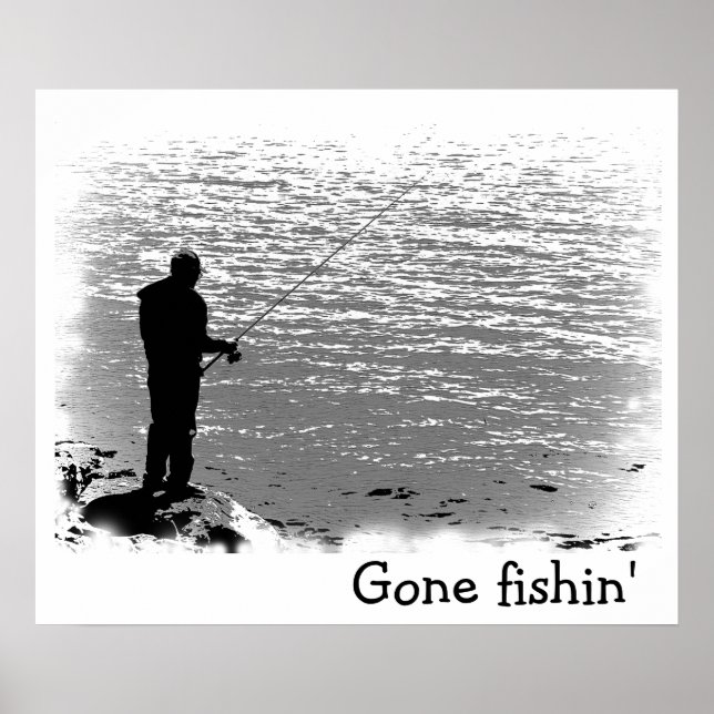 Pôster Pesca no lago (Frente)