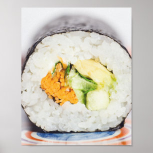 Poster Pescado e arroz