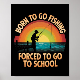 Poster Pescador Cool Pescaria Para Homens Mulheres Crianç