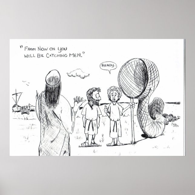 Poster pescador de homens (Frente)