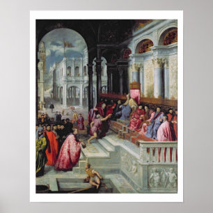 Pôster Pescador que dá o anel ao Doge de Veneza