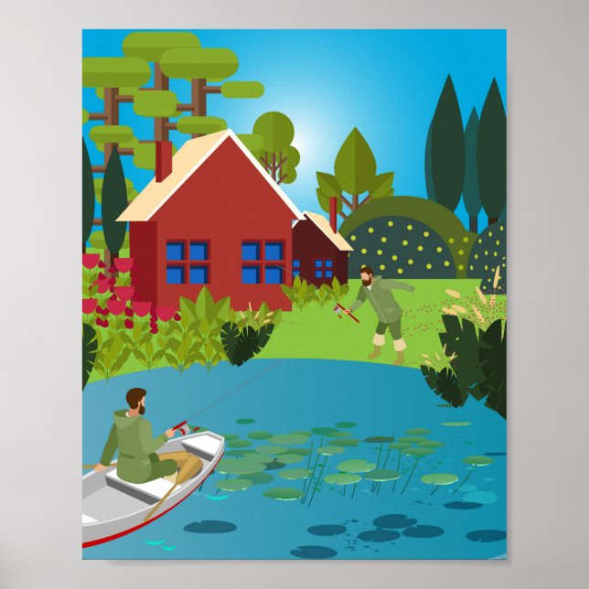 Poster Pescadores (Frente)