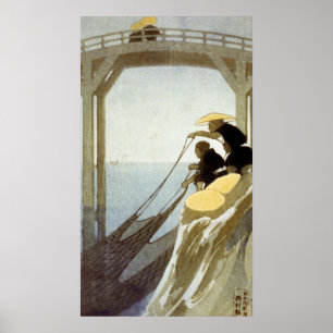 Poster Pescadores - Bertha Boynton Lum - 1913