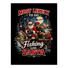 Pôster Pescando com o Papai Noel