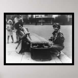 Pôster Pescando para patos em Washington, C.C. 1926