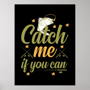 Poster Pescar Arte Me Pegue Se Puder