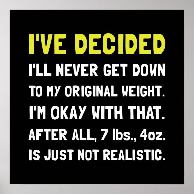 Pôster Peso original (Frente)