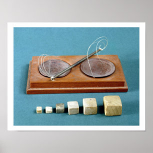 Pôster Pesos do Chert e equilíbrio de cobre, Mohenjodaro