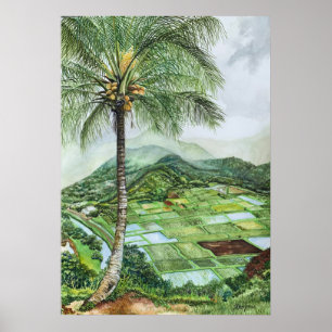 Poster Pesquisa de Hanalei Valley