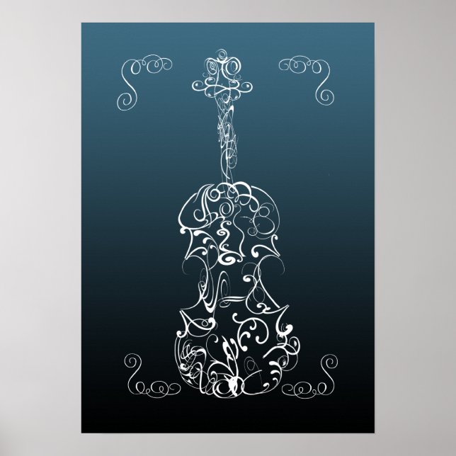 Pôster Pesquisa de Violino (Frente)