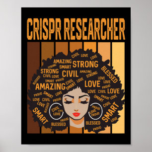 Poster Pesquisadora Crispr Poderoso Bla Mês da História N