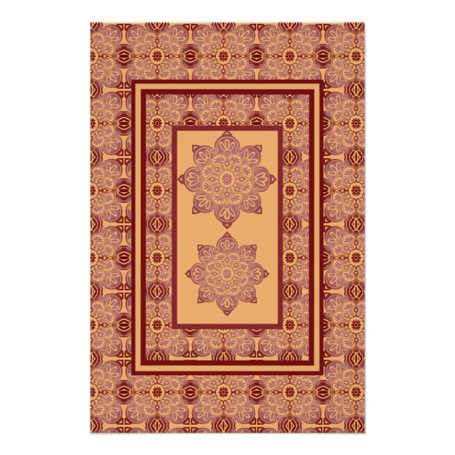 Pôster Pêssego Poster de Wall Art e mauve (Frente)