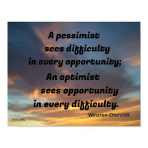 PESSIMISTA VÊ CHURCHILHA DIFÍCIL