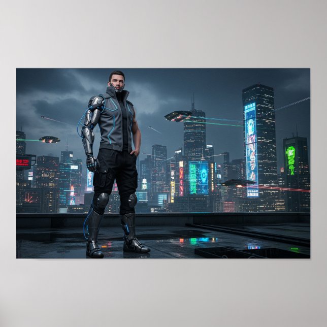 Poster Pessoa ciberneticamente Avançada (Frente)