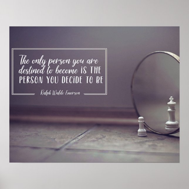 Poster Pessoa Que Você Está Destinada A Se Tornar (Frente)