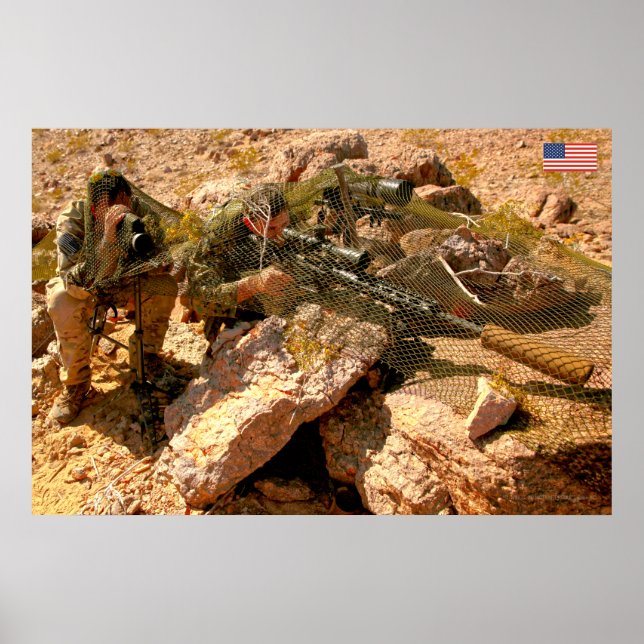 POSTER PESSOAL DE COMBATE DOS EUA (Frente)