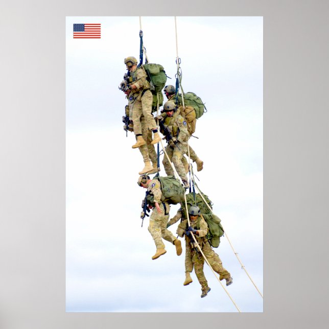 POSTER PESSOAL DE COMBATE DOS EUA (Frente)