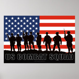 POSTER PESSOAL DE COMBATE DOS EUA