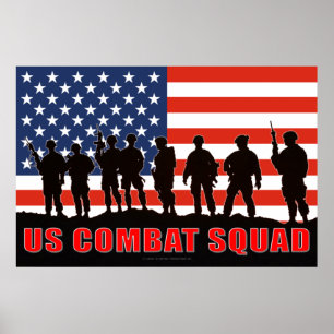 POSTER PESSOAL DE COMBATE DOS EUA