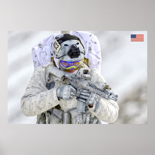 POSTER PESSOAL DE COMBATE DOS EUA (Frente)