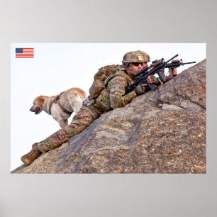 POSTER PESSOAL DE COMBATE DOS EUA