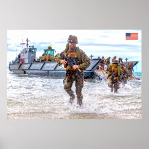 POSTER PESSOAL DE COMBATE DOS EUA