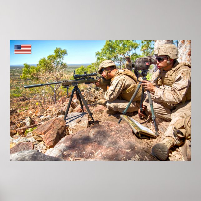 POSTER PESSOAL DE COMBATE DOS EUA (Frente)