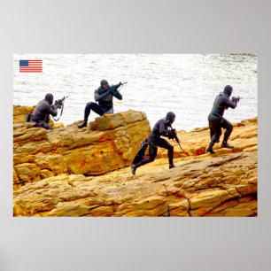 POSTER PESSOAL DE COMBATE DOS EUA