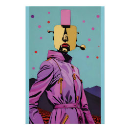 Pôster Pessoas Automáticas - Ken Gage Surreal Art