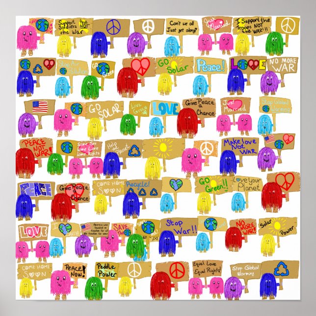 Pôster Pessoas de paz (Frente)