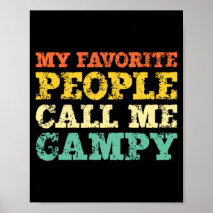 Poster Pessoas favoritas chamam gampy vintage manga longa