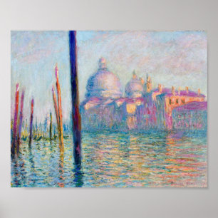 Poster Pessoas Impressionistas do Monet Le Grand Canal Fa