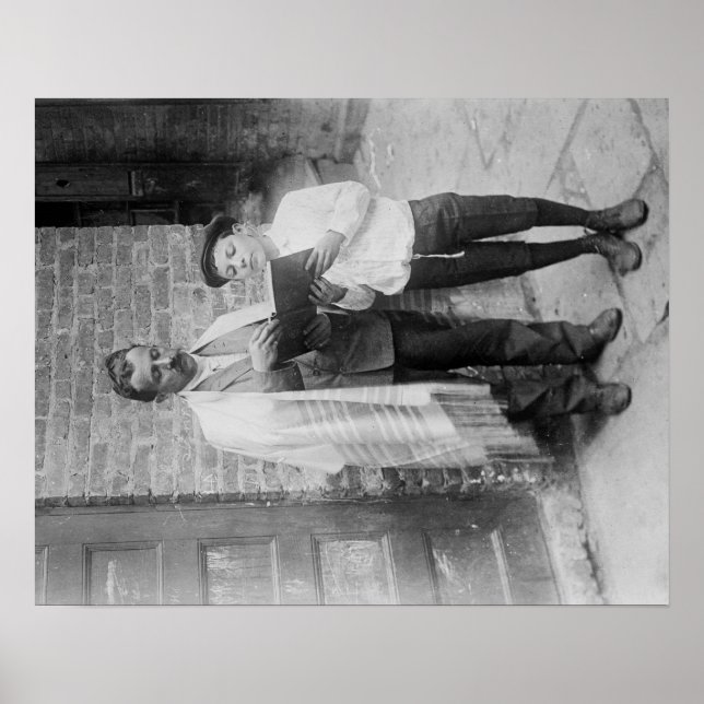 Poster Pessoas judaicas com Tanakh em Yom Kippur (Frente)