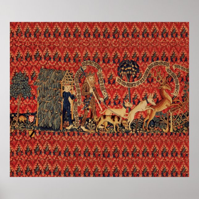 Poster Pessoas SELVAGENS EM CAÇA DE CERVEJA, Animais, Flo (Frente)