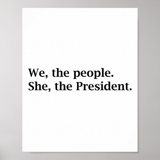 Poster Pessoas Support Kamala Harris Para O Presidente 20 (Frente)