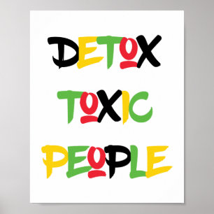 Poster Pessoas Tóxicas de Detox