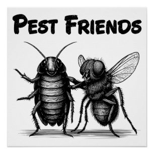 Pôster Pest Amigos BFF