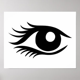 Poster Pestanas do olho