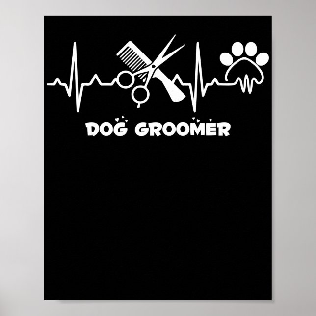 Poster Pet Groomer Pet Grooming Pet Lover (Frente)