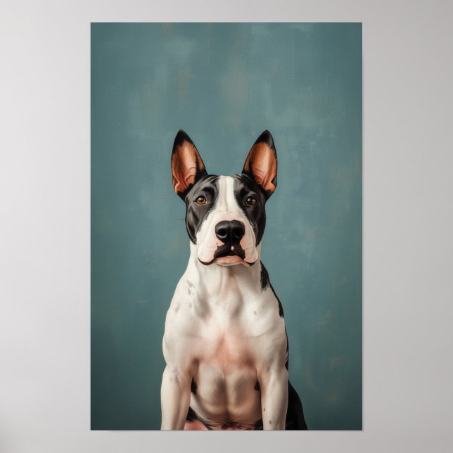 Poster Pet Grooming Salon Staffordshire Terrier Portrait (Frente)