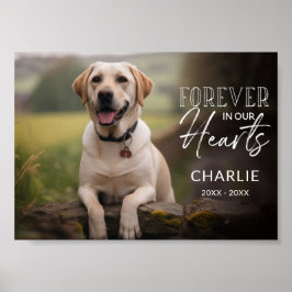 Poster Pet Photo Custom Memorial