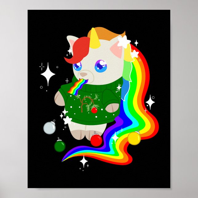 Poster Pet Show Unicorn Edição de Natal (Frente)