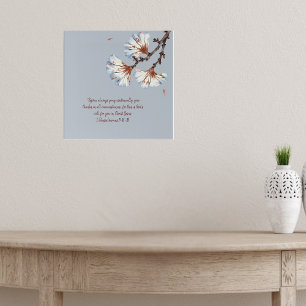 Poster Pétalas Rustic Whispering