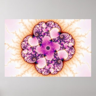 Pôster Petálico - Arte Fractal
