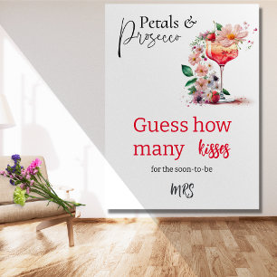 Pôster Petals Prosecco Floral Chá de panela Bruness