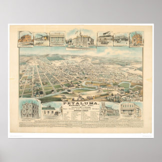 Pôster Petaluma, CA. (1314A)