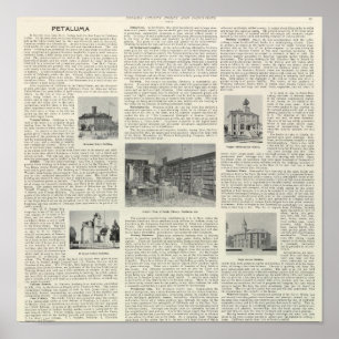 Poster Petaluma, Califórnia