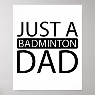 Poster Peteca de Badminton - Apenas Um Badminto