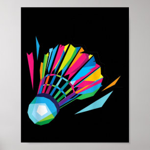Poster Peteca de Badminton Badminton 
